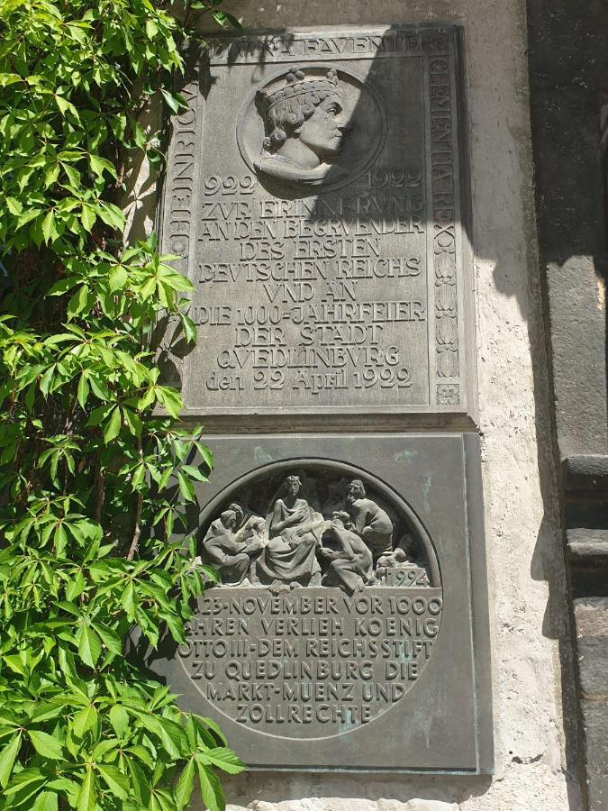 Ferienwohnung Goldstr.7 Quedlinburg Dış mekan fotoğraf