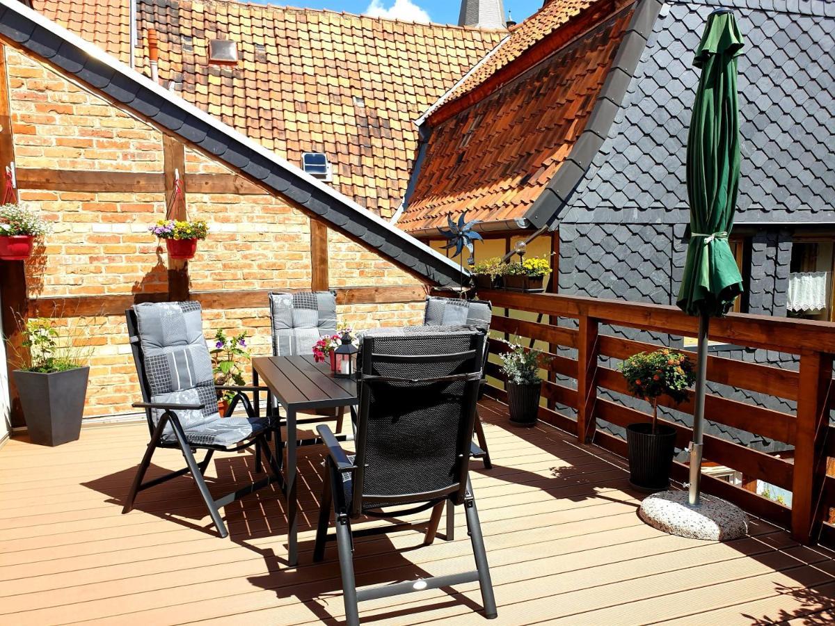 Ferienwohnung Goldstr.7 Quedlinburg Dış mekan fotoğraf