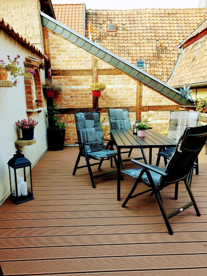 Ferienwohnung Goldstr.7 Quedlinburg Dış mekan fotoğraf