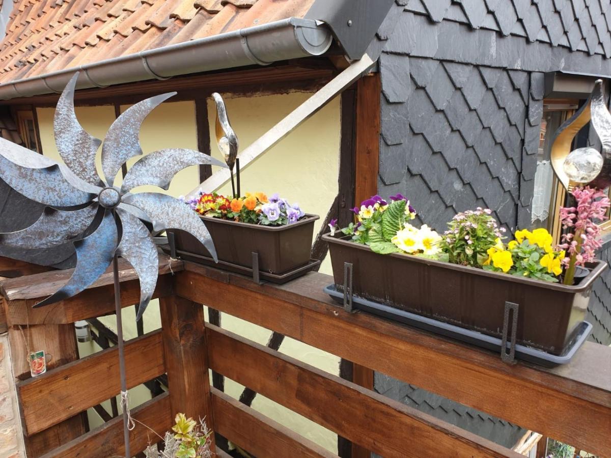 Ferienwohnung Goldstr.7 Quedlinburg Dış mekan fotoğraf